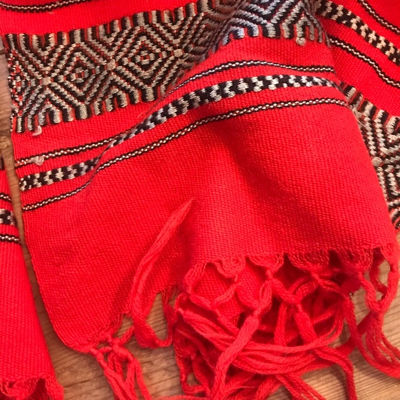 Burnt Orange Wide Shawl/Scarf - Picture 2 of 2